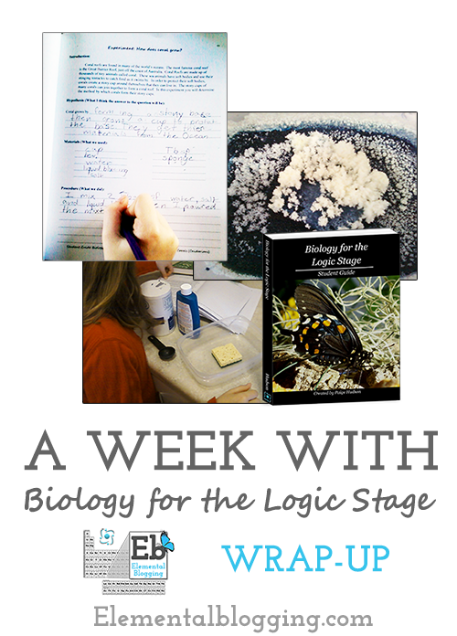 A Week with Biology for the Logic Stage: Wrap-up