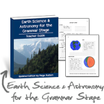 Earth Science and Astronomy for the Grammar Stage Updates