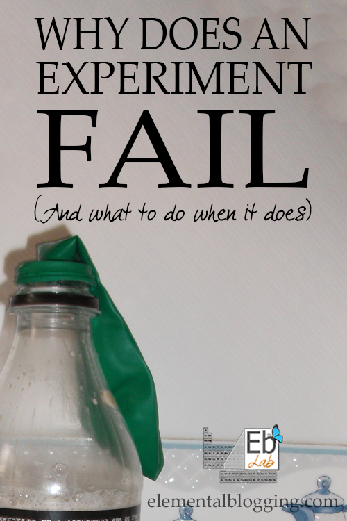 Does it seem like every experiment you try fails? Learn the two most common reasons experiment fail and how to move past them!